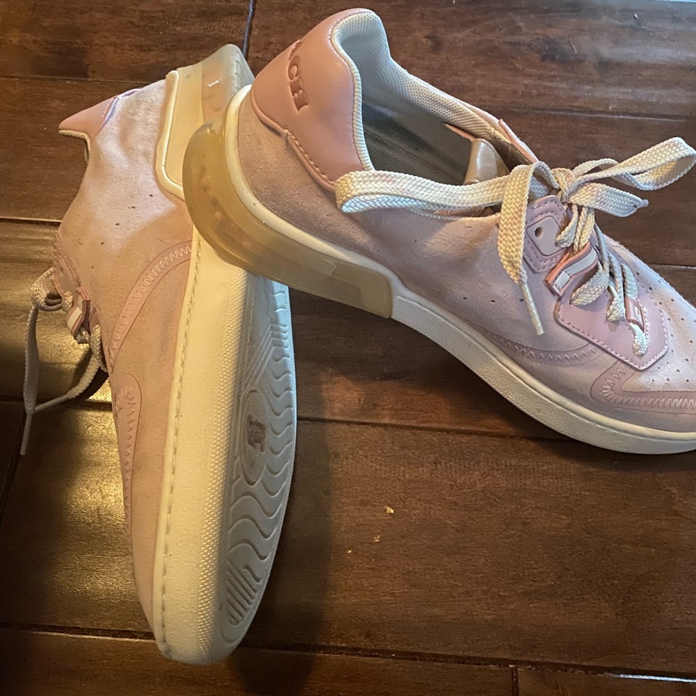 Pink Coach sneakers- worn a handful of times